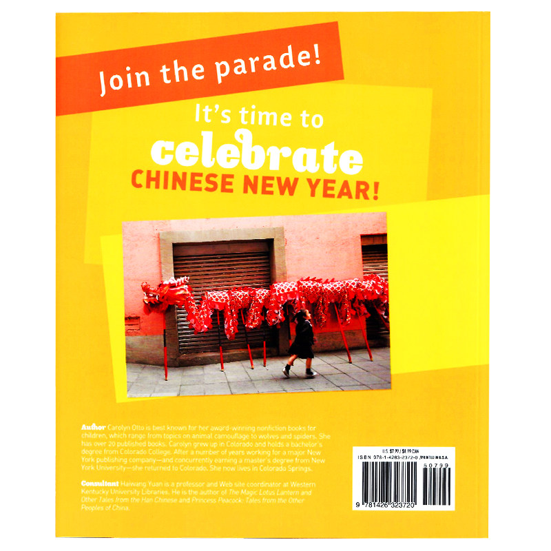 美国国家地理庆祝中国新年春节Celebrate Chinese New Year舞龙烟花灯笼英文原版National Geographic Kids儿童启蒙节日认知