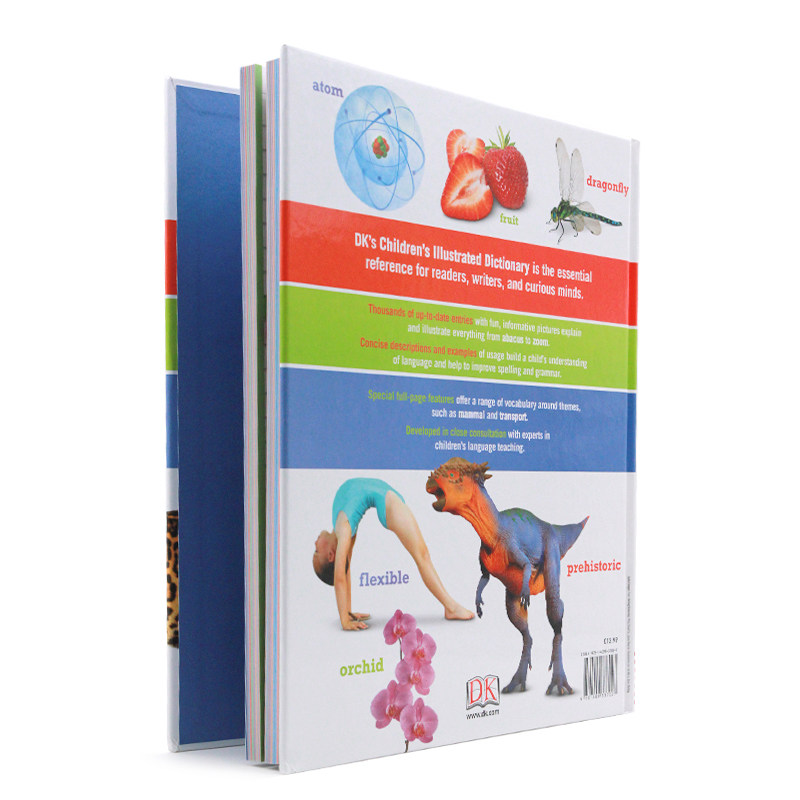 DK儿童图解字典词典英文原版 Children's Illustrated Dictionary中小学生英语常用词汇学习工具书 彩色插图 英英注释教材教辅 - 图0