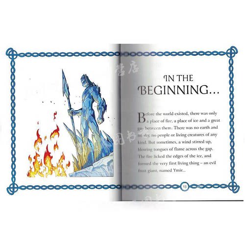 北欧神话故事集 进口英文原版 The Usborne Illustrated Norse Myths 精装全彩插画版 中小学生英语课外阅读绘本图画故事书 - 图2