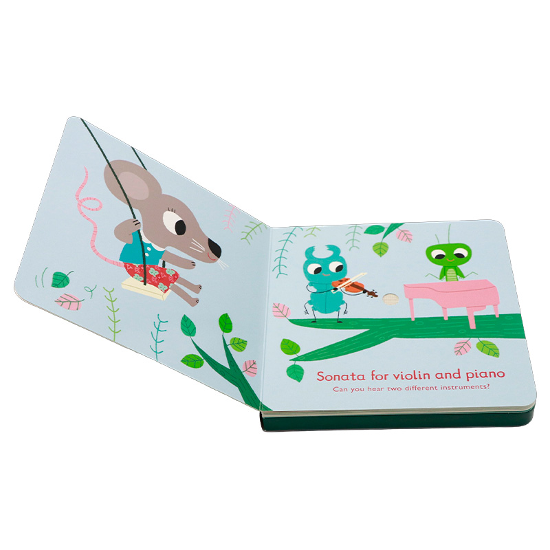 触摸发声书系列英文原版聆听音乐小小音乐厅 四季海边 Listen to the Music Seasons Seaside幼儿童乐感启蒙早教音乐纸板书会发声 - 图2
