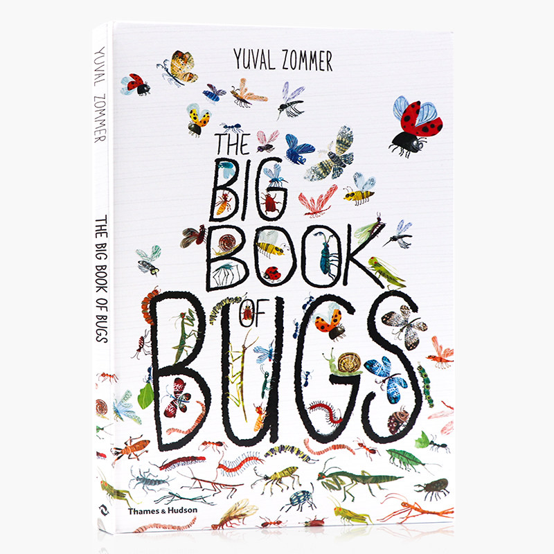 自然科普艺术虫子大书 The Big Book of Bugs百花大绘本英文原版儿童科普读物大自然熏陶精装大开本精美插图 Yuval ...