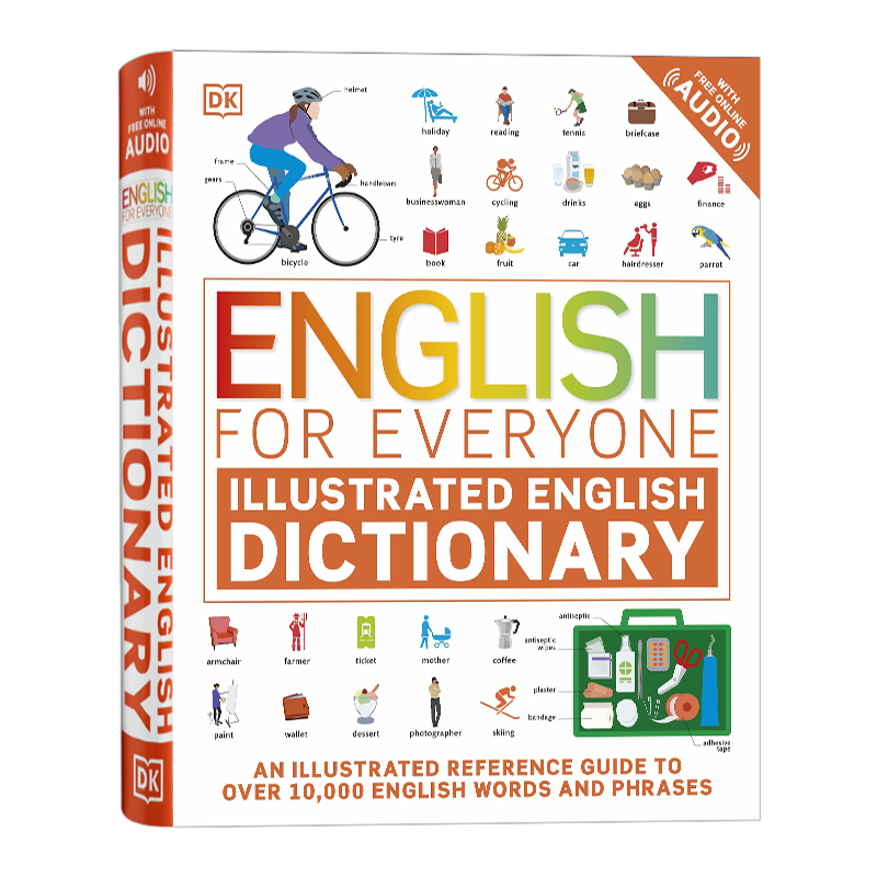 预售 DK英语10000词图解词典 英文原版 单词短语参考指南 illustrated English Dictionary 生活日常常用词汇插图英语学习教材教辅 - 图3