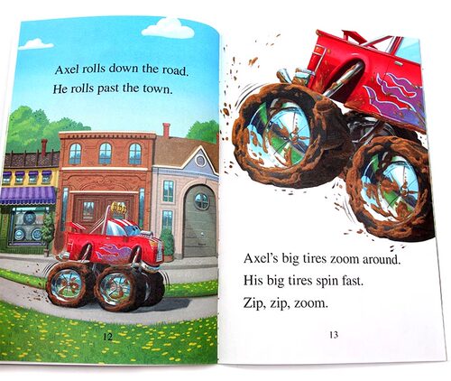 My Frist I Can Read入门级分级阅读4册套装 英文原版 Axel the Truck 幼儿童英语阅读故事课外读物小卡车阿克塞尔J. D. Riley - 图2