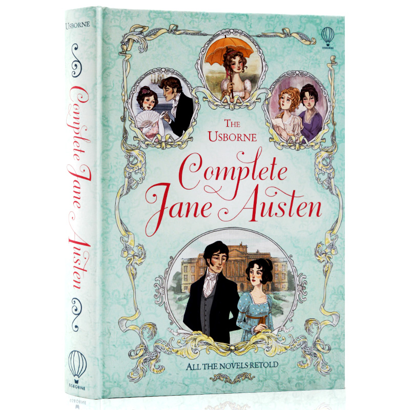 现货 Usborne简奥斯汀/狄更斯/莎士比亚儿童插图版全集3册Complete Jane Austen Dickens Shakespeare英文原版精装课外兴趣阅读-图1