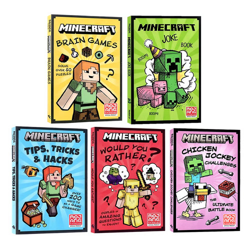 Minecraft Joke Book 我的世界笑话书英文原版 短笑话大全儿童幽默风趣漫画书 令人捧腹的笑话进口英语原版书籍Mojang Ab 平装 - 图0