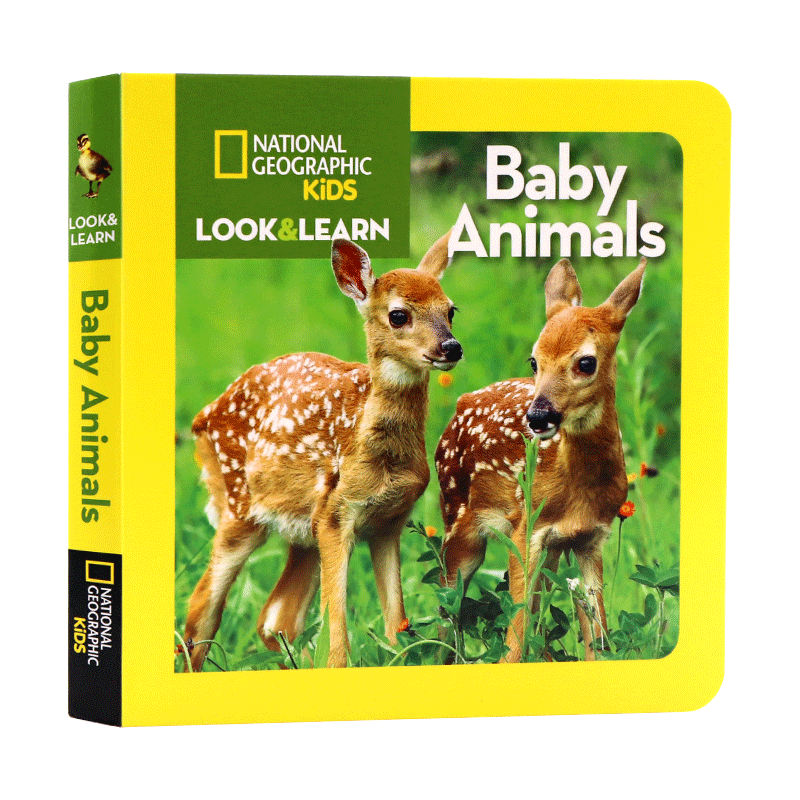 135元4件 美国国家地理看与学系列 National Geographic Kids Look and Learn英文原版绘本 幼儿英语启蒙认知科普百科纸板书少儿版