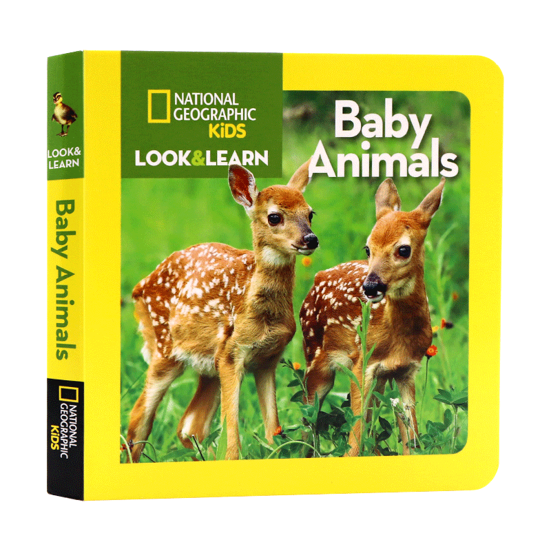 235元7件 美国国家地理看与学系列 National Geographic Kids Look and Learn英文原版绘本 幼儿英语启蒙认知科普百科纸板书少儿版