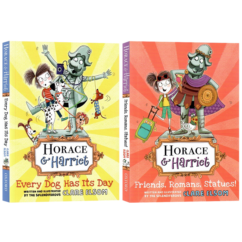 牛津精品章节书 Horace and Harriet 贺拉斯和哈瑞特系列2册英文原版小说Clare Elsom青少年小说系列英语课外阅读进口读物