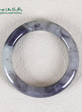 玉缘和田玉青花籽手镯女款圆条玉镯子新疆结构少颜色好油性佳