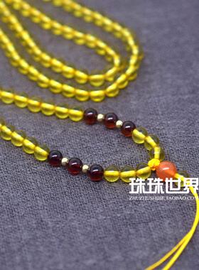 饰品配件diy琥珀天然散珠