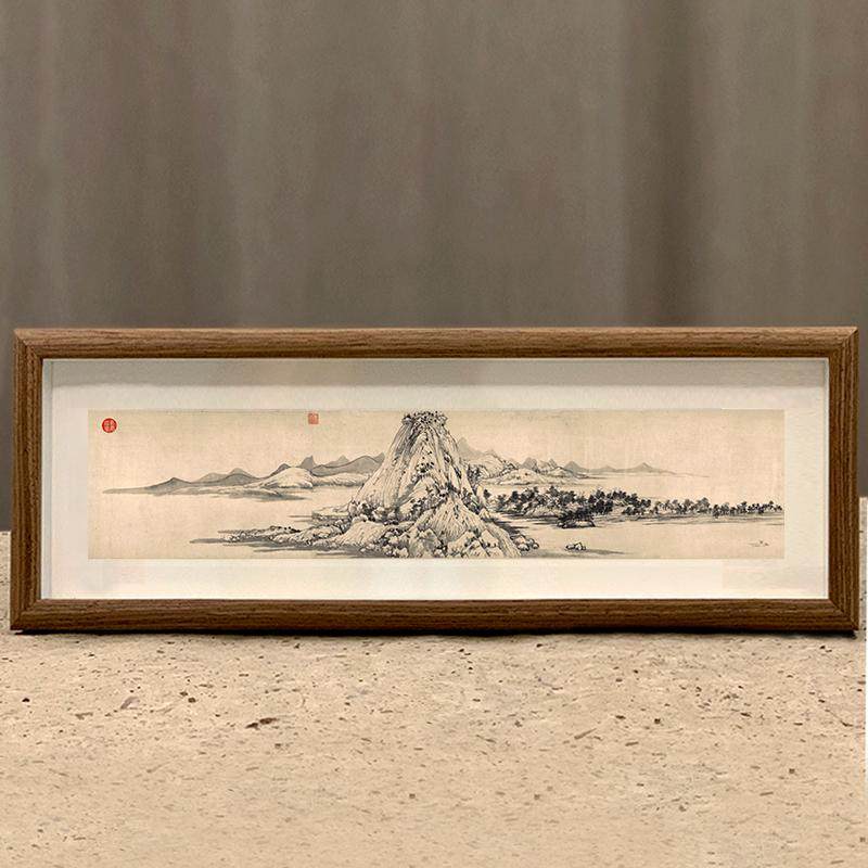 富春山居图画字画摆台画挂画办公室装饰国画横幅山水画禅意礼物,淘宝优惠券,粉丝福利购,淘宝优惠卷