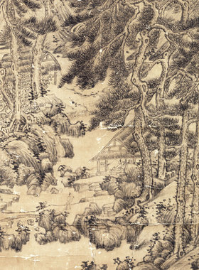 新中式装饰画山水画挂画茶楼字画