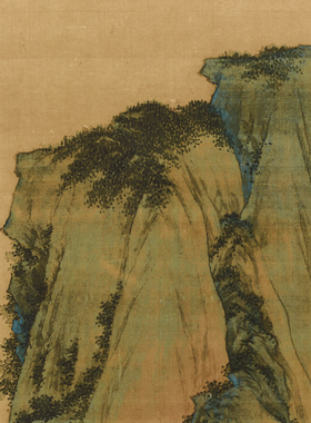 卷轴山水画名画中式装饰玄关画