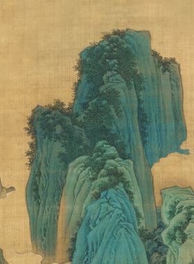 仇英新中式风茶室书房入户装饰画