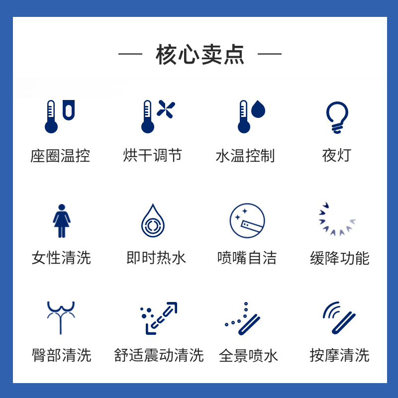 现货唯宝智能马桶560050R1暗装挂厕坐便器壁挂叶子马桶L6智能盖板-图2