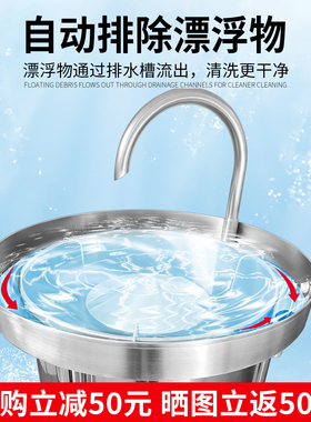 全自动商用洗米机淘米神器