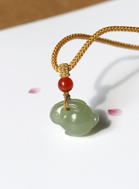 十二生肖兔手链天然和田玉