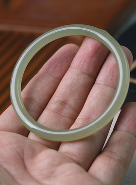 天然和田玉青白玉手镯