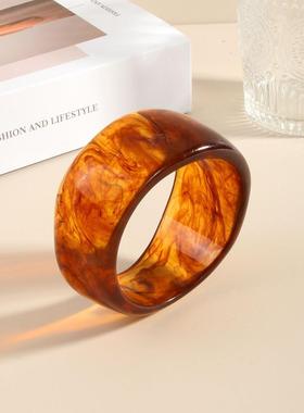 irregular 异形bracelet 晕染色exaggeration personality fashio