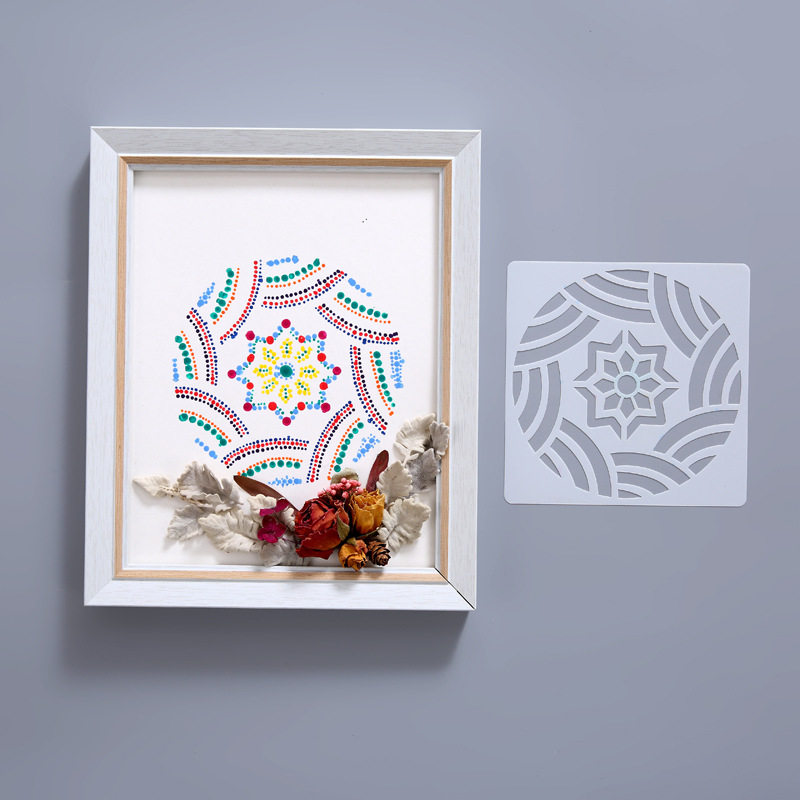 Mandala曼陀罗绘画模版辅助绘画模板diy墙绘家具装饰镂空绘画模板,淘宝优惠券,粉丝福利购,淘宝优惠卷