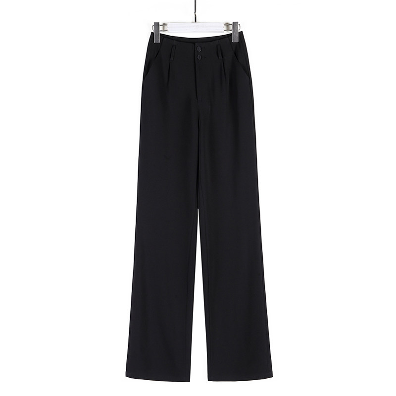 高腰垂感垂坠宽松舞裤长裤裙阔腿裤 宁蔓休闲裤