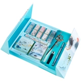 Помада, база под макияж, комплект, подарочная коробка, блеск для губ, косметический набор, брендовый товар, полный комплект