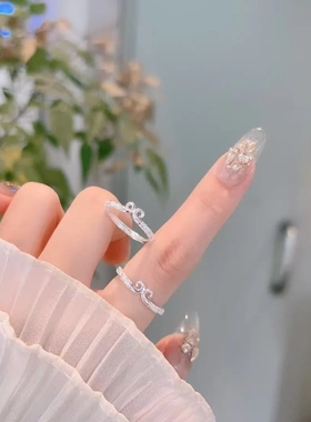 足银990推拉悟空紧箍咒戒指男女款国风神话周边开口指环