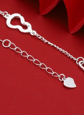 7507号足银999.9碎冰冰5葫芦手链轻奢小众百搭 送女友直播爆款