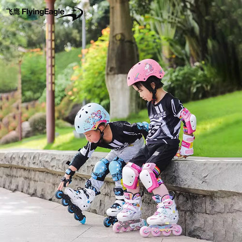 飞鹰儿童轮滑鞋纳迪亚NADIA初学花式鞋体育课报班溜冰鞋男女学生 - 图2