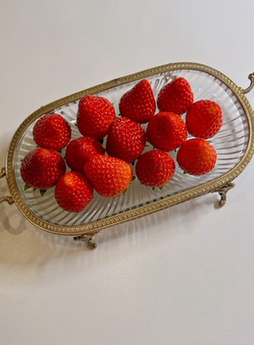 印度客厅黄铜玻璃复古