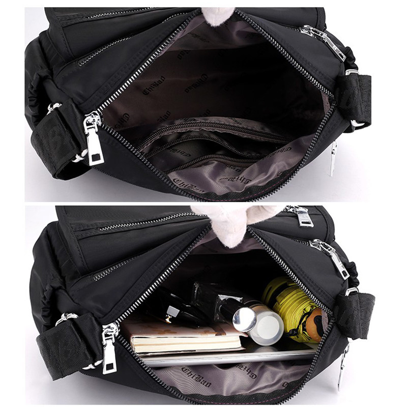 驰豹包包女帆布斜挎包防水妈妈包大容量女包尼龙牛津布包单肩百搭,淘宝优惠券,粉丝福利购,淘宝优惠卷