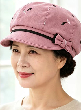 春秋中老年女薄款遮阳棒球帽
