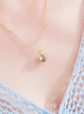 原创设计风手工星球轨迹线条项链