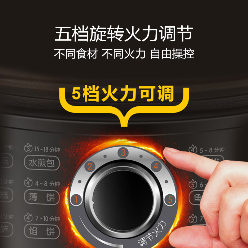 supor苏泊尔尚讯专卖店苏泊尔电饼铛饼档家用双面加热烤烙煎饼锅神器薄饼机加深加大正品1