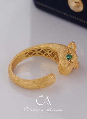 女S925银复古小众轻奢戒指