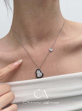 银S925纯银锁骨链女小众高级项链