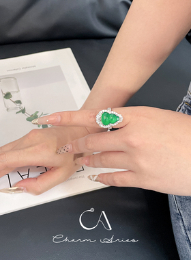 女生S925纯银皇家高级奢华戒指