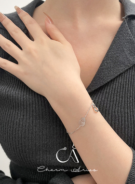 女生S925银中式轻奢高级手链