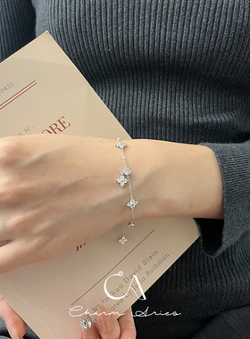 女S925纯银欧美风小众高级手链