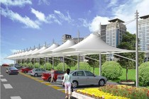 Outdoor Charging Pile Car Parking Shed Awning Steel Conformation Cell Electric Bike Shed Canopy Structure Parking