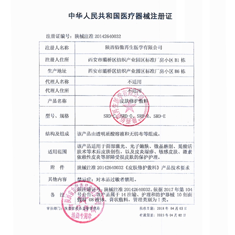 绽妍官方旗舰店绽妍医用医美皮肤修护蓝敷料 术后敏肌皮炎湿疹护理 非面膜 6片装2