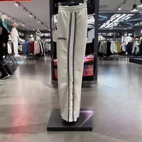 李宁24冬季男新款加绒反伍透气时尚潮流百搭宽松舒适卫裤 AKLUB41 - 图1