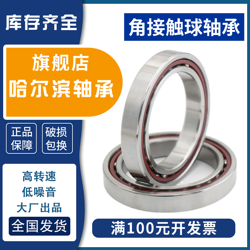 哈尔滨轴承7300 7301 7302 7303 7304 7305 7306 7307 7308AC B - 图1