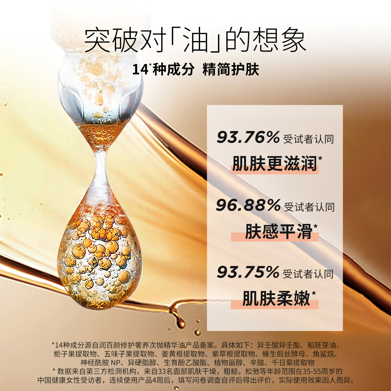 润百颜修护奢养次抛神经酰胺精华油 润百颜液态精华