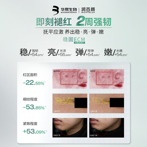 润百颜INFIHA白纱布面霜敏感肌修护泛红修护ECM - 图1