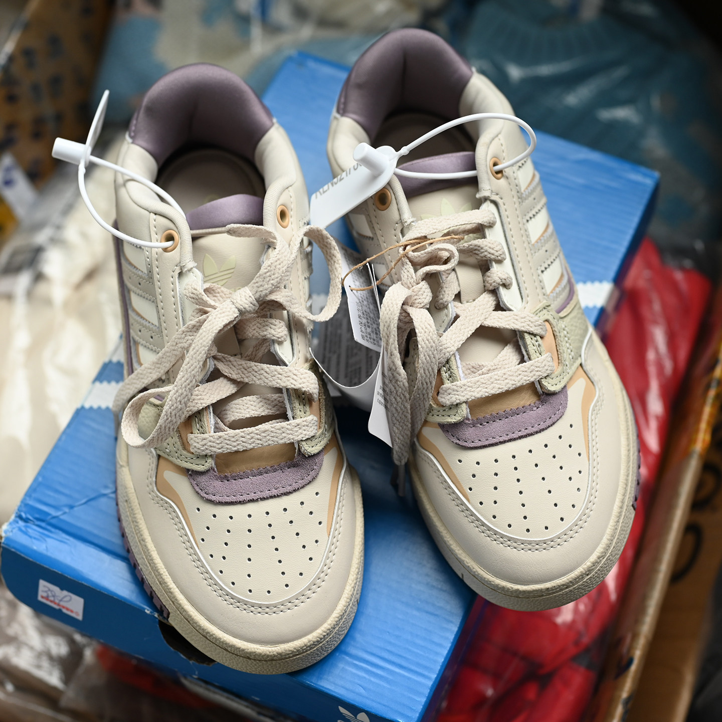 Adidas阿迪达斯三叶草DROP STEP女子复古防滑耐磨运动板鞋 IG4337,淘宝优惠券,粉丝福利购,淘宝优惠卷