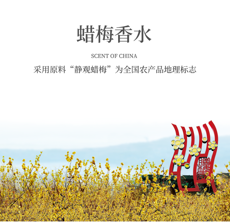 菩璞中华味道蜡梅秘腊梅礼盒淡香水 菩璞香水
