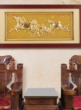 漆线雕永无止境摆件金箔工艺品