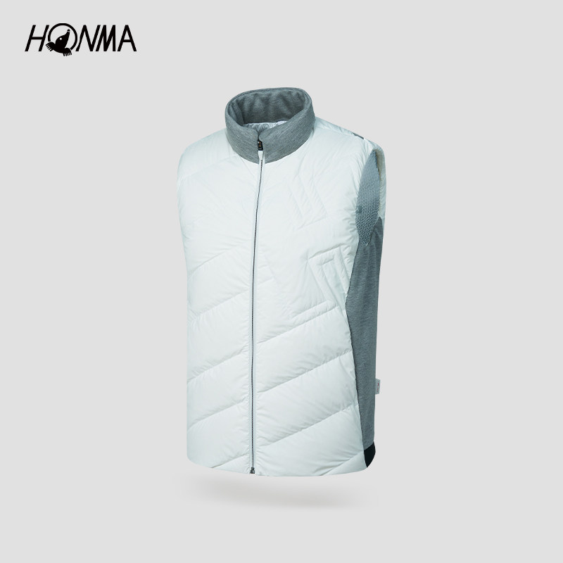 【专业高尔夫】HONMA轻男士薄羽绒马夹发热保暖运动上衣户外百搭,淘宝优惠券,粉丝福利购,淘宝优惠卷