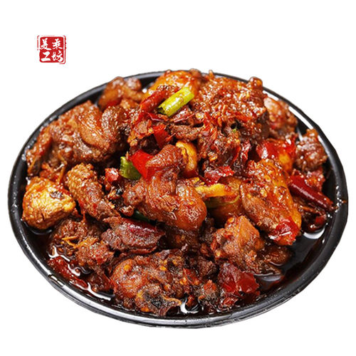 老贵阳辣子鸡火锅干锅鸡加热即食贵州特色美食美乘工坊黔菜特产 - 图1